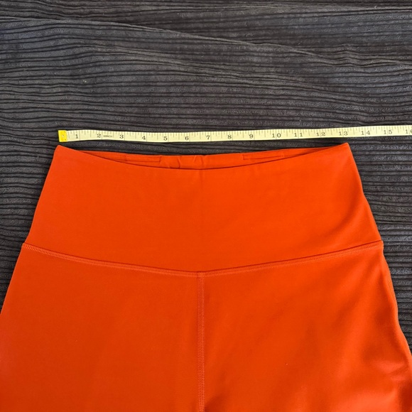 Lululemon Groove Super High Rise Flared Pant Cayenne Burnt Orange Yoga Pants 8 - Picture 6 of 10